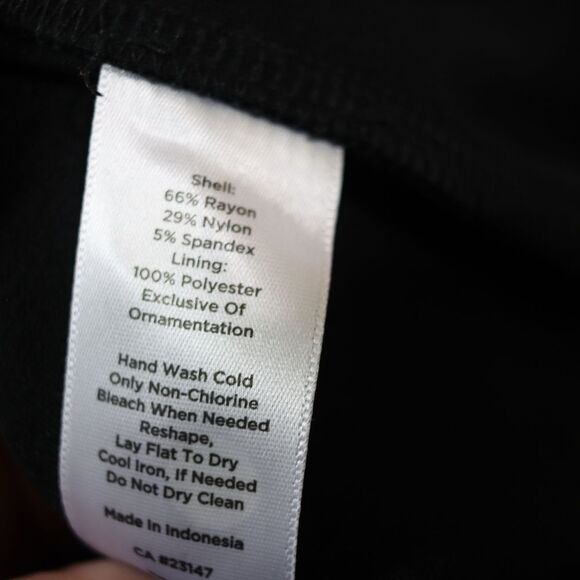 Talbots Vintage Y2K Black Polka Dot Career Sheath Dress NWT 12 - Picture 14 of 15